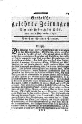 Gothaische gelehrte Zeitungen Samstag 16. September 1797