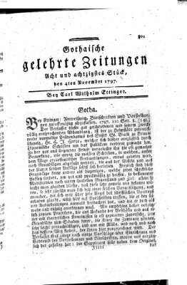 Gothaische gelehrte Zeitungen Samstag 4. November 1797