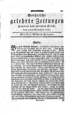 Gothaische gelehrte Zeitungen Samstag 23. Dezember 1797