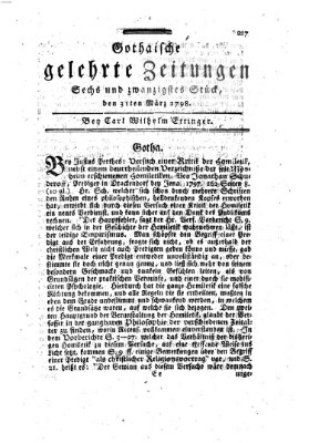 Gothaische gelehrte Zeitungen Samstag 31. März 1798