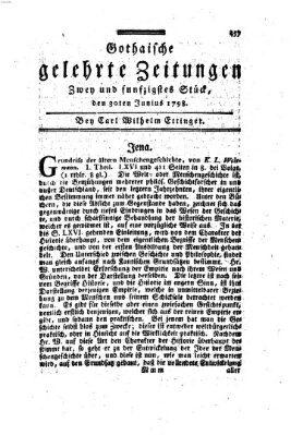 Gothaische gelehrte Zeitungen Samstag 30. Juni 1798