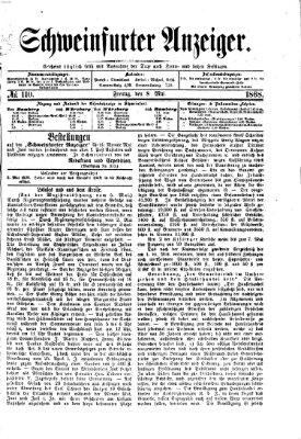 Schweinfurter Anzeiger Freitag 8. Mai 1868