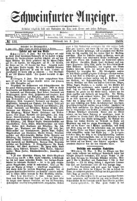 Schweinfurter Anzeiger Mittwoch 3. Juni 1868