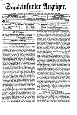 Schweinfurter Anzeiger Donnerstag 10. Dezember 1868