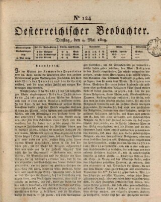 Der Oesterreichische Beobachter Dienstag 4. Mai 1819