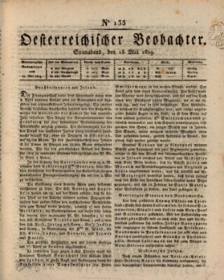 Der Oesterreichische Beobachter Samstag 15. Mai 1819