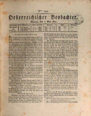 Der Oesterreichische Beobachter Montag 7. Mai 1821