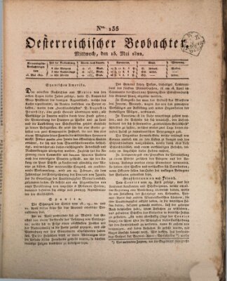 Der Oesterreichische Beobachter Mittwoch 15. Mai 1822