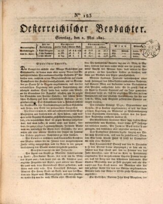 Der Oesterreichische Beobachter Sonntag 2. Mai 1824