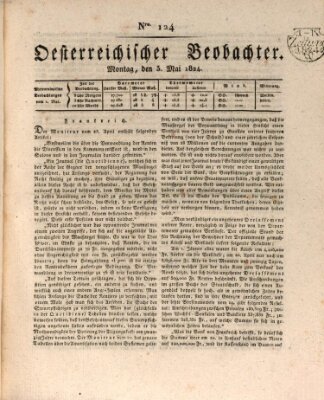 Der Oesterreichische Beobachter Montag 3. Mai 1824