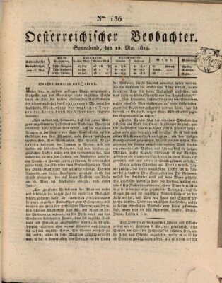 Der Oesterreichische Beobachter Samstag 15. Mai 1824