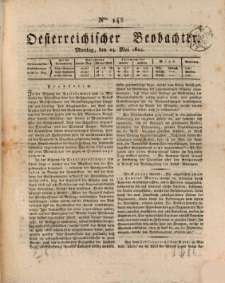 Der Oesterreichische Beobachter Montag 24. Mai 1824