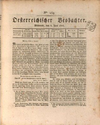 Der Oesterreichische Beobachter Mittwoch 8. Juni 1825