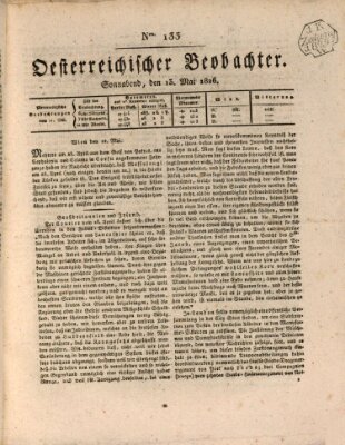 Der Oesterreichische Beobachter Samstag 13. Mai 1826