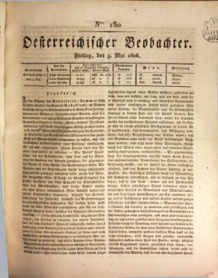 Der Oesterreichische Beobachter Freitag 9. Mai 1828