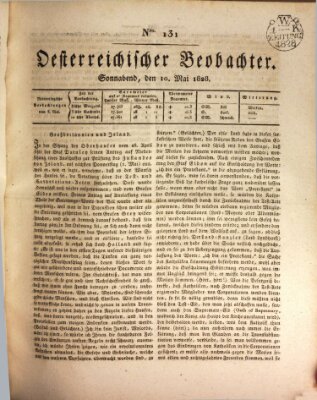 Der Oesterreichische Beobachter Samstag 10. Mai 1828