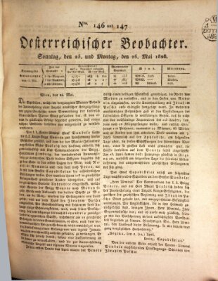 Der Oesterreichische Beobachter Montag 26. Mai 1828