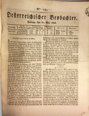 Der Oesterreichische Beobachter Freitag 30. Mai 1828