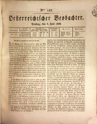 Der Oesterreichische Beobachter Dienstag 3. Juni 1828