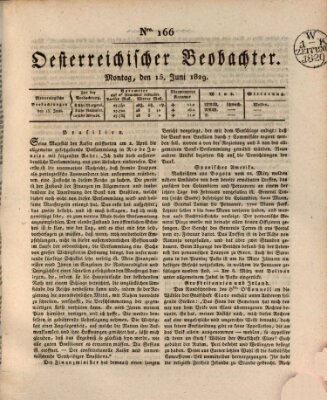 Der Oesterreichische Beobachter Montag 15. Juni 1829