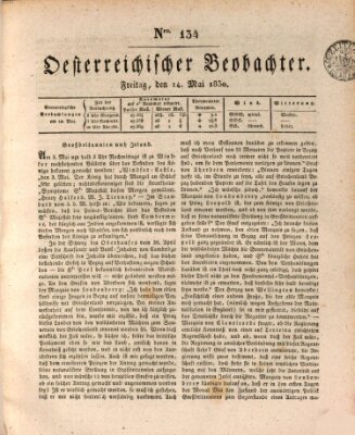 Der Oesterreichische Beobachter Freitag 14. Mai 1830