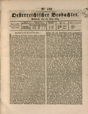 Der Oesterreichische Beobachter Mittwoch 18. Juni 1834