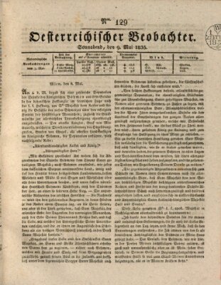 Der Oesterreichische Beobachter Samstag 9. Mai 1835