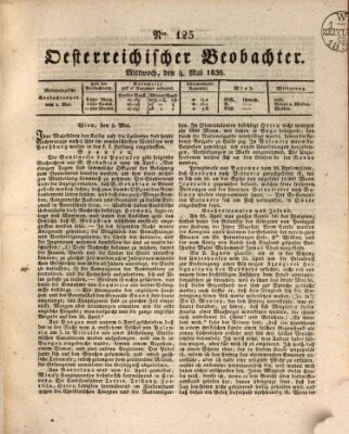 Der Oesterreichische Beobachter Mittwoch 4. Mai 1836