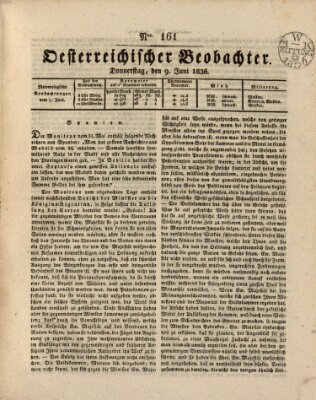 Der Oesterreichische Beobachter Donnerstag 9. Juni 1836