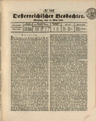 Der Oesterreichische Beobachter Montag 22. Mai 1837