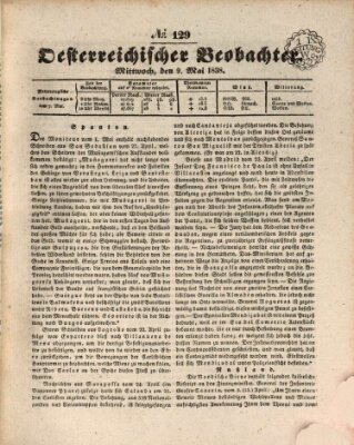 Der Oesterreichische Beobachter Mittwoch 9. Mai 1838