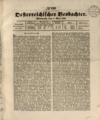 Der Oesterreichische Beobachter Mittwoch 8. Mai 1839