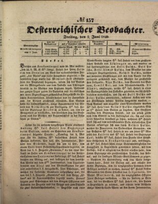 Der Oesterreichische Beobachter Freitag 5. Juni 1840