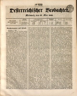 Der Oesterreichische Beobachter Mittwoch 12. Mai 1841