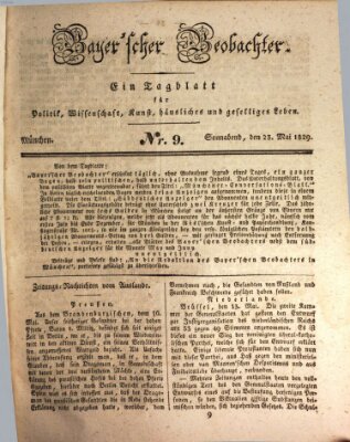 Bayer'scher Beobachter Samstag 23. Mai 1829