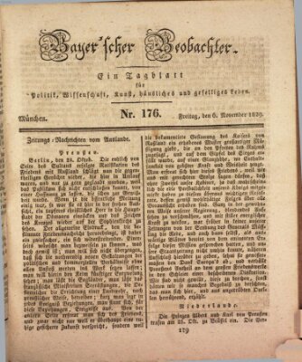 Bayer'scher Beobachter Freitag 6. November 1829