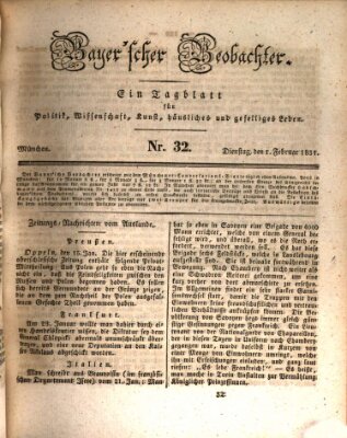 Bayer'scher Beobachter Dienstag 1. Februar 1831