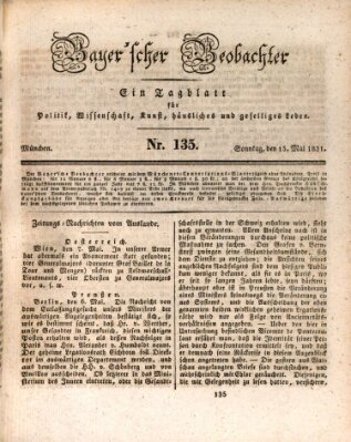 Bayer'scher Beobachter Sonntag 15. Mai 1831