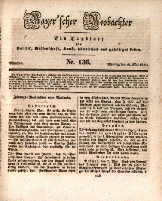 Bayer'scher Beobachter Montag 16. Mai 1831