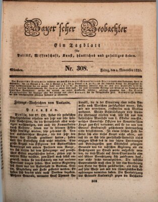 Bayer'scher Beobachter Freitag 4. November 1831