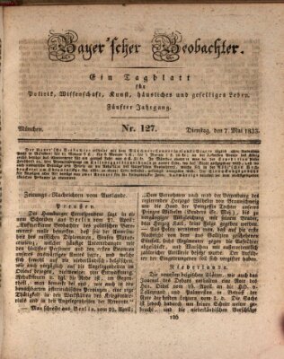 Bayer'scher Beobachter Dienstag 7. Mai 1833