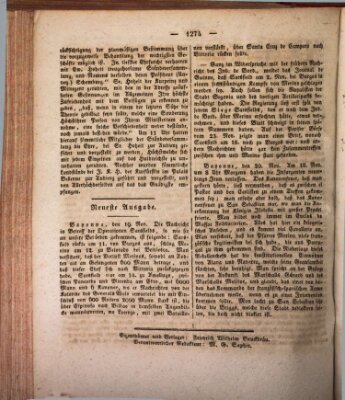 Bayer'scher Beobachter Sonntag 1. Dezember 1833