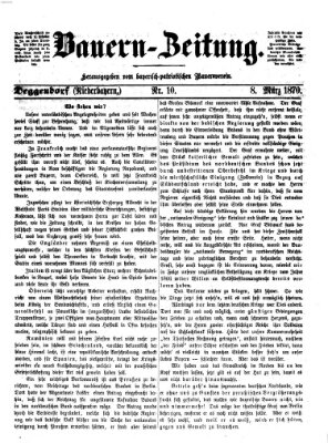 Bauern-Zeitung Dienstag 8. März 1870