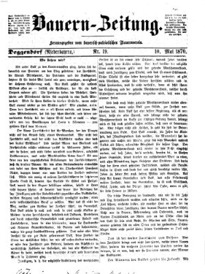 Bauern-Zeitung Dienstag 10. Mai 1870