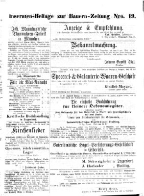 Bauern-Zeitung Dienstag 10. Mai 1870