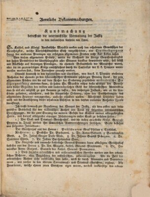 Kaiserlich-Königlich privilegirter Bothe von und für Tirol und Vorarlberg Samstag 25. Dezember 1813