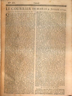 Le courrier Dienstag 9. Juli 1754