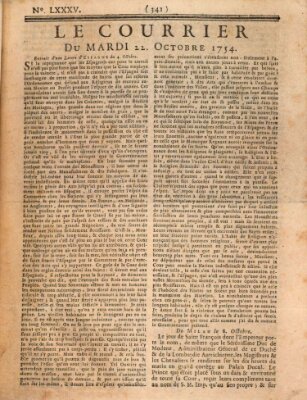 Le courrier Dienstag 22. Oktober 1754