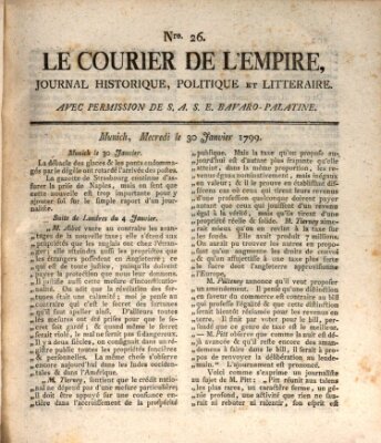 Le courier de l'Empire Mittwoch 30. Januar 1799