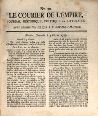 Le courier de l'Empire Sonntag 3. Februar 1799